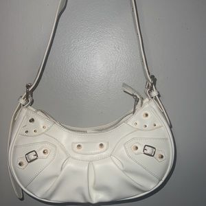 White purse